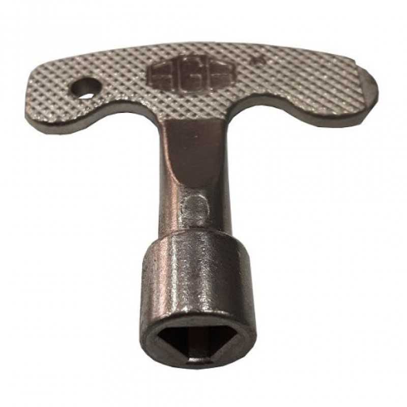Llave metálica para armarios eléctricos y contadores Triangular 10 mm,  cuadrada 6 mm, cuadrada 8 mm